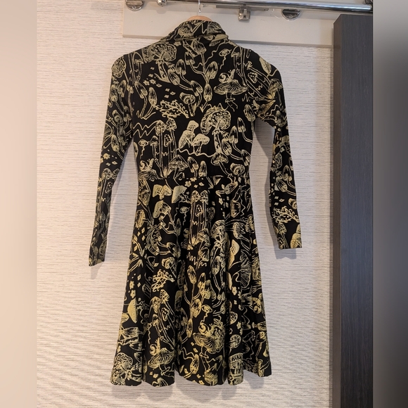 Thief & Bandit Twirl Dress In Shroomed - Picture 2 of 5